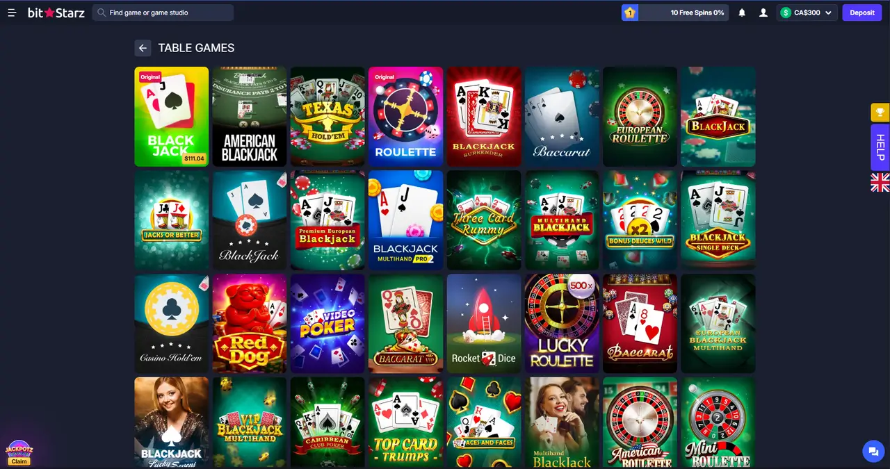BitStarz Casino in-game play