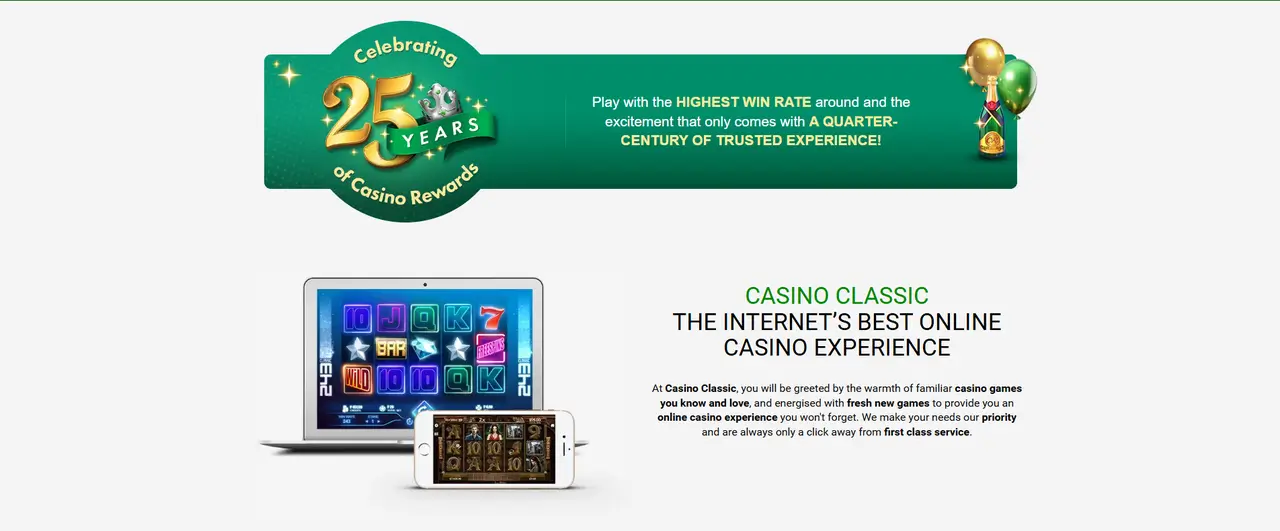 Casino Classic in-game play