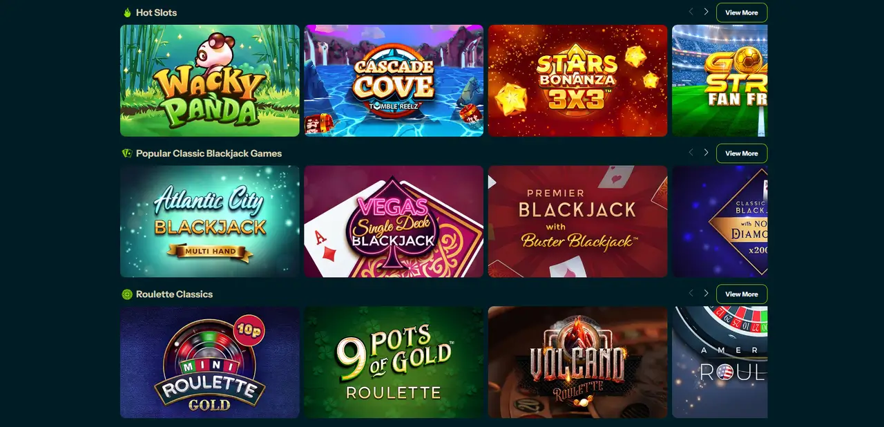 Gaming Club Casino in-game play