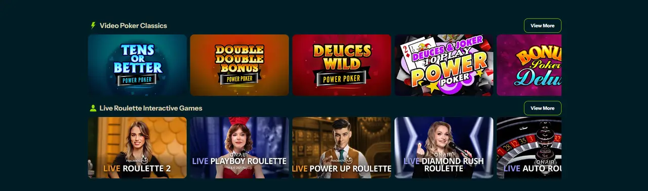 Gaming Club Casino live dealer table