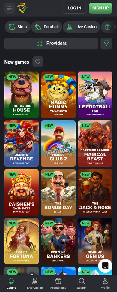SlotHunter Casino mobile gameplay